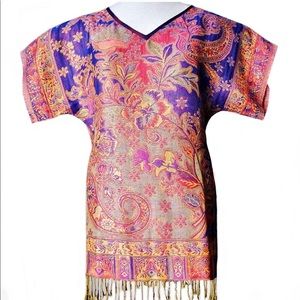 Colorful Pashmina Tunic